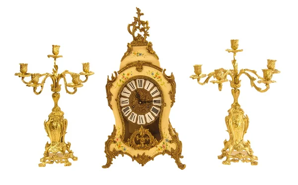 Antique clock from the late 19th century — Stock Photo, Image