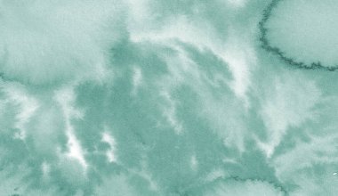 desenli kağıtta renkli suluboya, soyut yeşil arkaplan