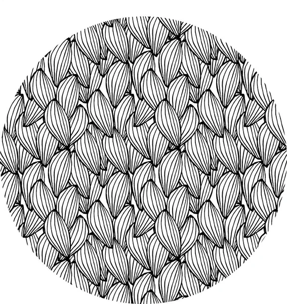 Svart och vitt mönster. mobious våg rand optisk abstrakt design — Stockfoto