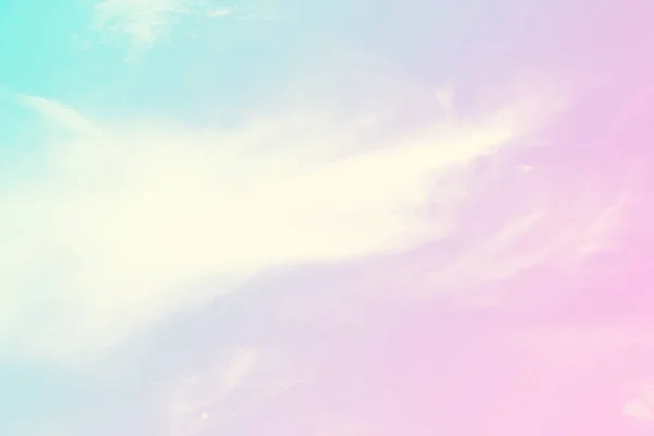 Nublado Suave Pastel Gradiente Fondo Abstracto Del Cielo Color Dulce — Foto de Stock