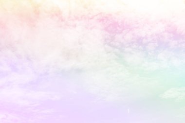 Soft cloudy is gradient pastel,Abstract sky background in sweet color.	