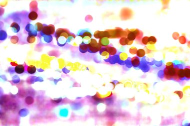 Bokeh desenli soyut renkli duvar kağıdı