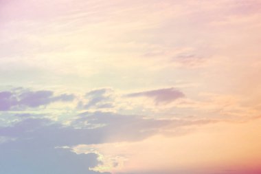 güzel bulutlu gökyüzü, doğal duvar kağıdı.