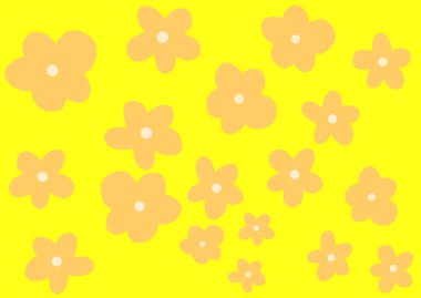 İlkbahar için bir arkaplan vektör illüstrasyonu