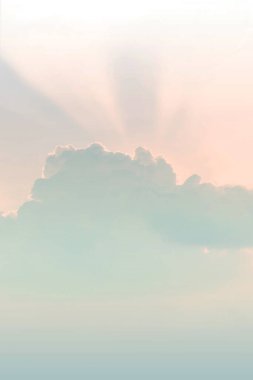 güzel bulutlu gökyüzü, doğal duvar kağıdı.