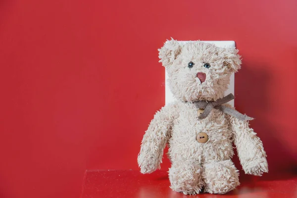 Orsacchiotto Peluche Giocattolo Shot — Foto Stock