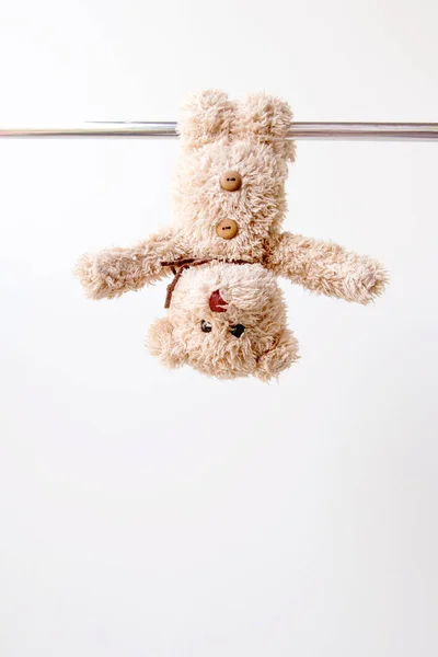 Teddybjörn Plysch Leksak Skott — Stockfoto