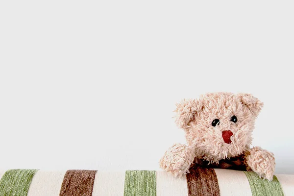 Крупным Планом Снимок Игрушки Плюшевого Медведя — стоковое фото