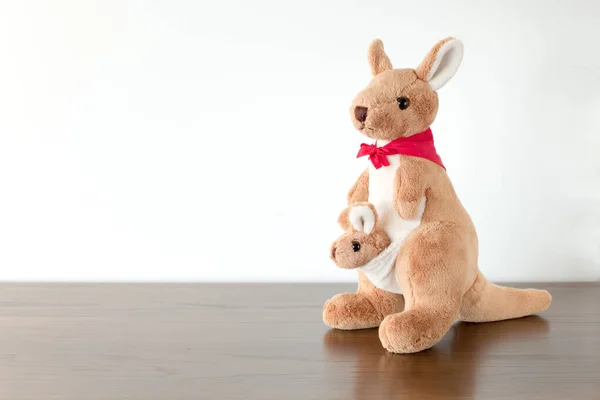 Anne Çocuk Kangurular Pelüş Oyuncaklar — Stok fotoğraf