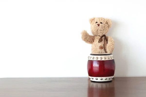 Teddy Bear Plush Toy Shot — Stock Photo, Image