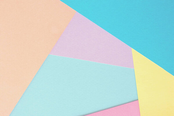 бумажные листы пастельного цвета, чистый фон