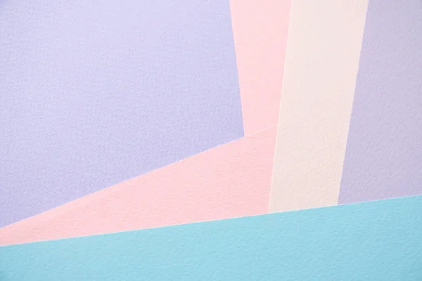 Folhas Papel Coloridas Pastel Fundo Branco — Fotografia de Stock