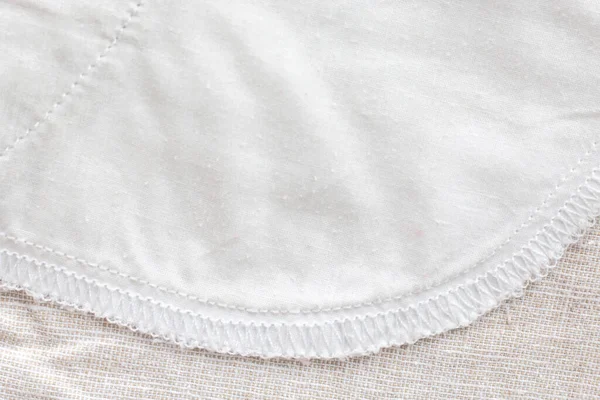 Білий Фон Текстури Тканини Текстильні Шпалери — стокове фото
