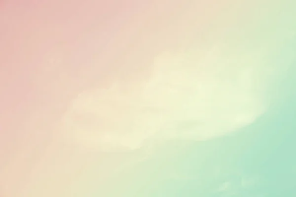 Farbverlauf Des Himmels Pfirsich Und Grün — Stockfoto