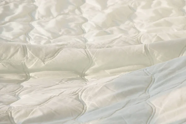 Textura Manta Blanca Fondo Pantalla Textil —  Fotos de Stock