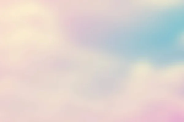 Abstract Pastel Blurred Shot Clouds — Stock Photo, Image