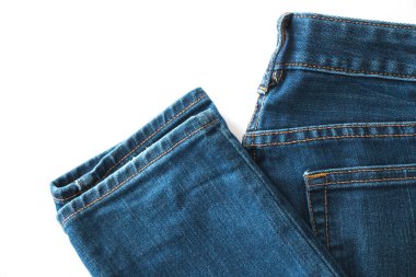 kot pantolon izole üzerinde beyaz arka plan