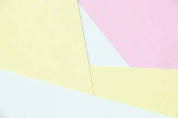 Barevné Papírové Listy Pastelovém Pozadí Stock Snímky