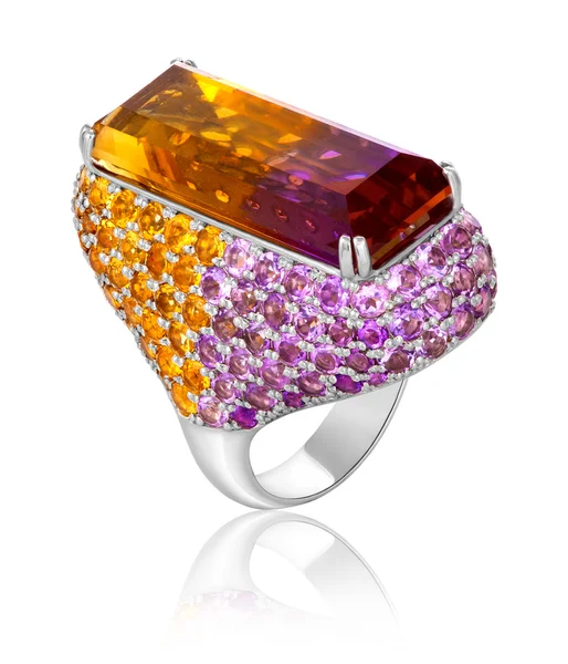 Gümüş Yüzük Ametrine