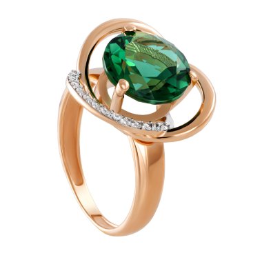 Altın şık yüzük