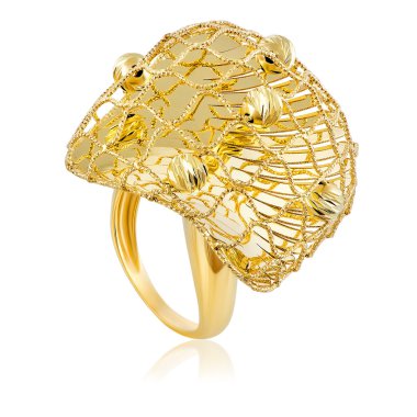 şık altın yüzük