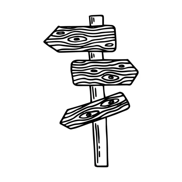 El çizimi vektör çizimi illüstrasyon. Yol tabelası. Kartpostallar, arka planlar, el ilanları, dekorasyonlar, afişler, ikonlar için uygun. Tasarımcı için örnek olarak kullanılabilir. Eps 10.