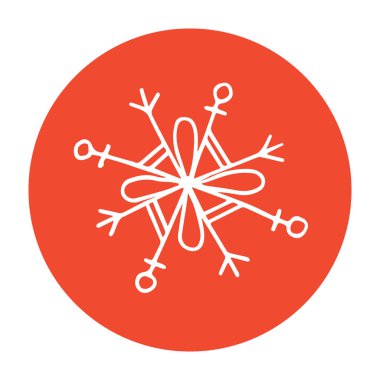 Sosyal medya hikayeleri için vektör vurguları simgeyi kapsıyor. Kar taneleri. Karalama tarzında Noel 'in tasviri. Çağdaş blog yazarları için el çizimi yuvarlak şablonlar.