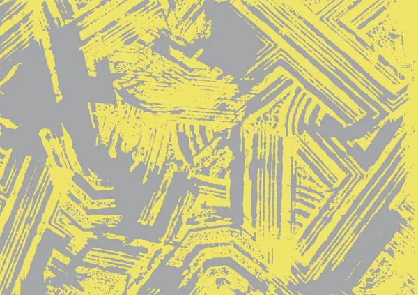 Amarelo Iluminando padrão no fundo cinza final. Textura de fundo vetorial na moda. Textura de tinta desenhada à mão para banner, design de cartão. Textura manchada. —  Vetores de Stock