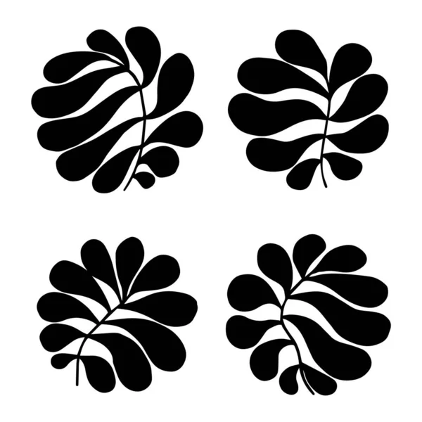 Sosyal medya hikayeleri için vektör başlıkları belirlendi. Asılı sarmaşıklara tırmanırken duvardan kayan siyah loach yaprakları ya da tasarım için çit dekoru.