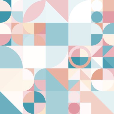 3 Geometri minimalistik boho stili dikdörtgenler, kareler, daireler, basit şekil ve şekiller. Web afişi, kurumsal kimlik, baskı kumaşı için soyut vektör tasarım şablonu.