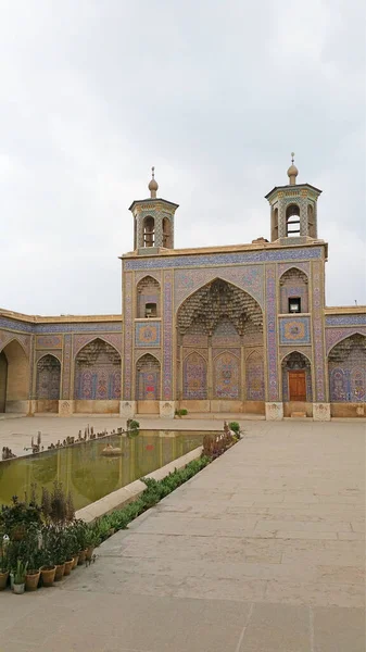 Magnifica Moschea Viola Shiraz Nel Sud Dell Iran — Foto Stock