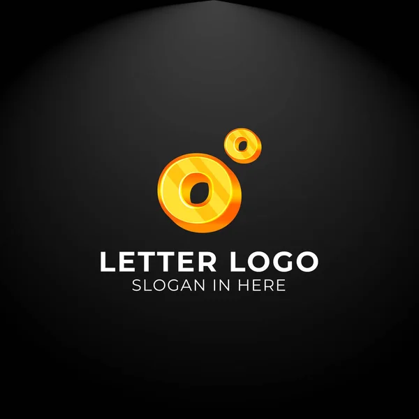 Luxus Vektor Logotípus Dupla Betűs Logó Logó Cégének Névjegykártyájának Üzletének — Stock Vector