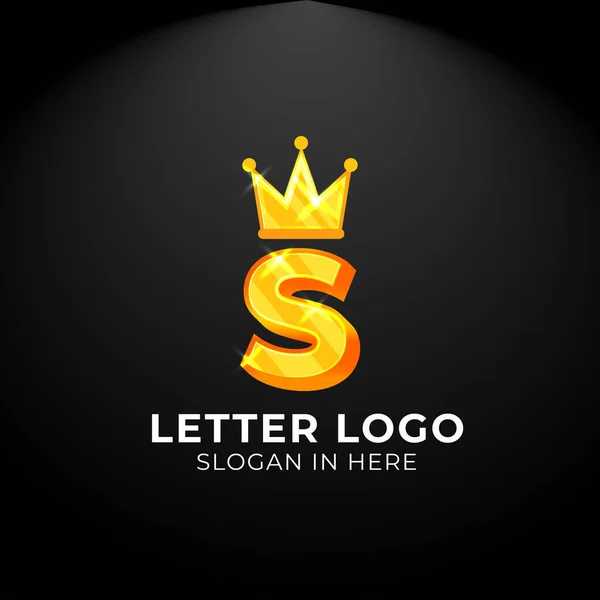 Luxury Vector Logotype King Letter Logo Logo Your Company Business — Stock Vector