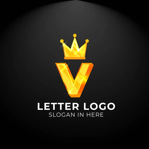 Luxury Vector Logotype King Letter Logo Logo Your Company Business — Stock Vector