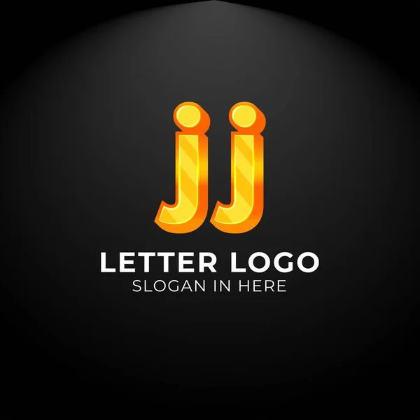 Luksusowy Logotyp Wektorowy Podwójne Logo Logo Firmy Wizytówki Towaru Logo — Wektor stockowy