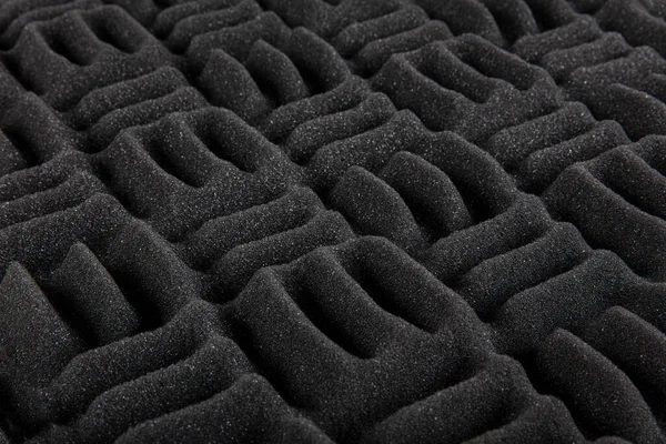 Acoustic foam or tiles for sound dampening. Music room. Soundproof room. Maze profile acoustic foam.