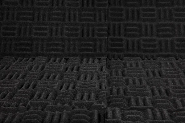 Akustikschaum Oder Fliesen Zur Schalldämpfung Musikzimmer Schalldichtes Zimmer Labyrinth Profil — Stockfoto