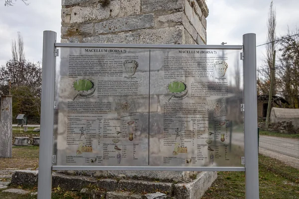 První Zřícenina Makelu Světě Aizanojské Starověké Město Kameny Starověkého Římského — Stock fotografie