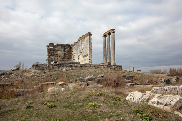 Temple Aizanoi Zeus Dans District Cavdarhisar Kutahya Antique Ville Romaine — Photo
