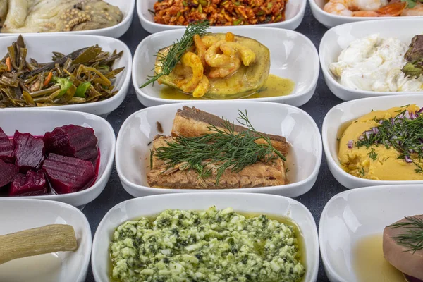 Different Snacks Of Turkish And Greek Snacks 11448725 Larastock