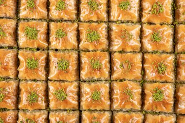 Kavram geçmişi olan Türk Tatlısı Baklava. Geleneksel Türk tatlısı.