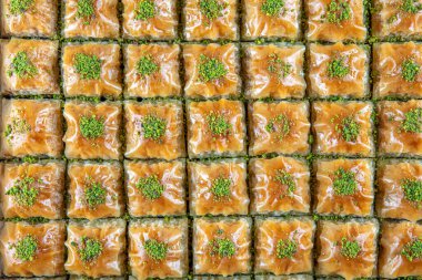 Kavram geçmişi olan Türk Tatlısı Baklava. Geleneksel Türk tatlısı.