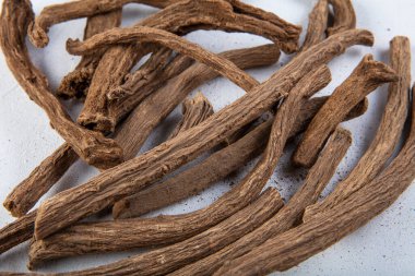 Aquilaria agallocha (Aloexylum agallochum, Agallochum officinale, Agallochi verum). Türkçe adı; (Yaşlı ağaç, Udi Hintçe.) İlaç yapımında kullanılan tıbbi bir bitki..