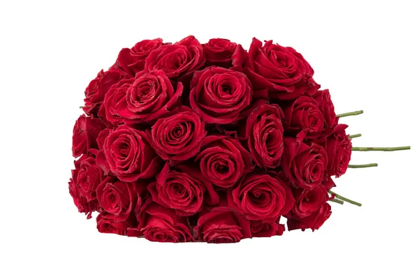 Красные Розы Фон Много Красных Роз Огромный Букет Роз Аромат — стоковое фото