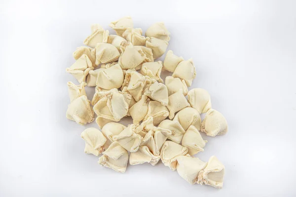 Manto Turco Caseiro Ravioli Turco Não Cozinhado Pronto Para Cozinhar — Fotografia de Stock