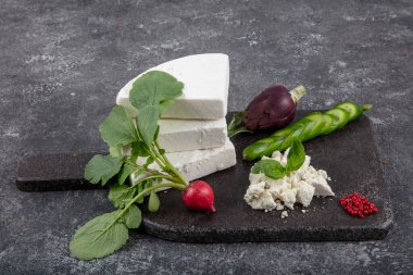 Geleneksel Türk Peyniri, Tulum Peyniri. Erzincan, Türkiye 'den lezzetli Tulum peyniri.