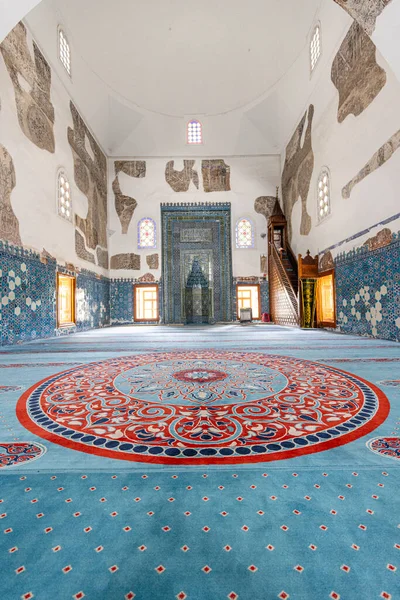 Edirne, Trkiye, May 05, 2024; The Muradiye Mosque is an Ottoman mosque built in the 15th century in Edirne, Turkiye.It is covered with mosaic ceramics. It was built by Murad II and completed in 1435.