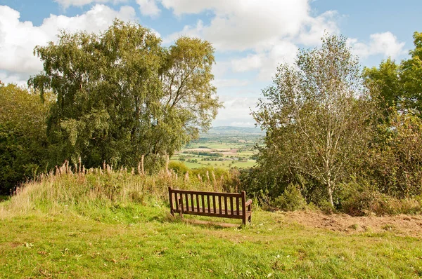 Jesień Wzdłuż Wzgórz Malvern Anglii — Zdjęcie stockowe
