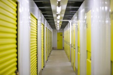 Kaunas / Litvanya 12 Ağustos 2019 Kişisel Depolama Tesisi