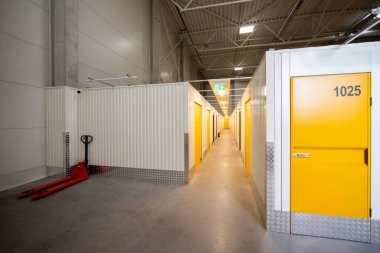 Kaunas / Litvanya 12 Ağustos 2019 Kişisel Depolama Tesisi